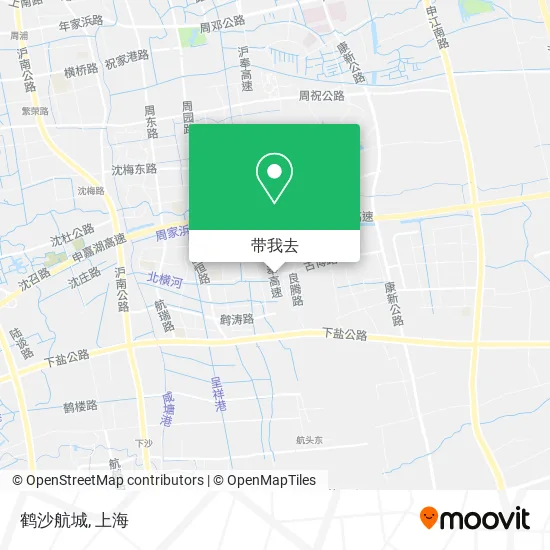 鹤沙航城地图