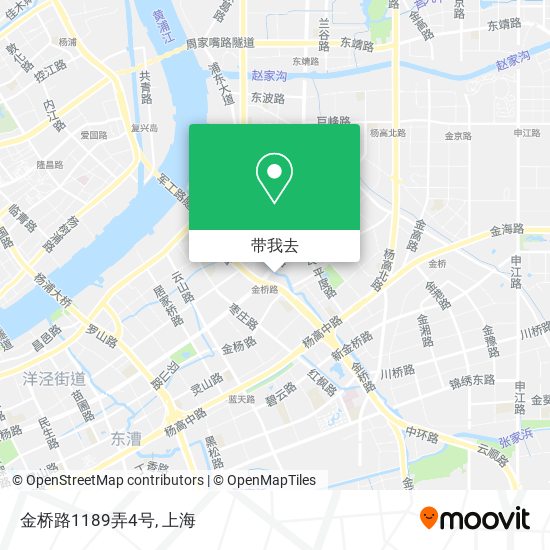 金桥路1189弄4号地图