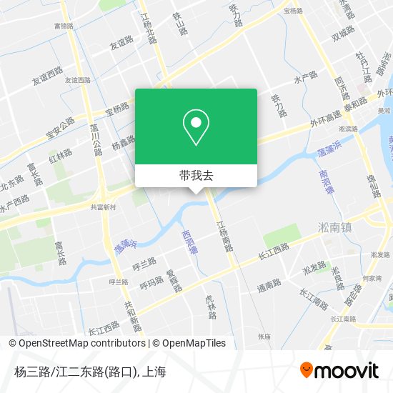 杨三路/江二东路(路口)地图