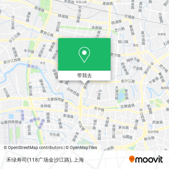 禾绿寿司(118广场金沙江路)地图