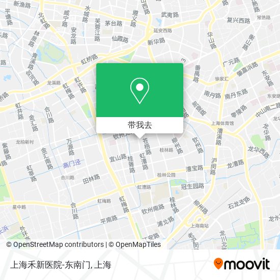 上海禾新医院-东南门地图