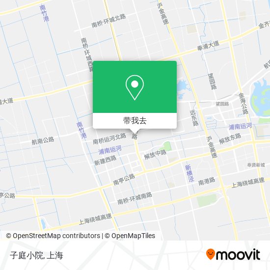 子庭小院地图