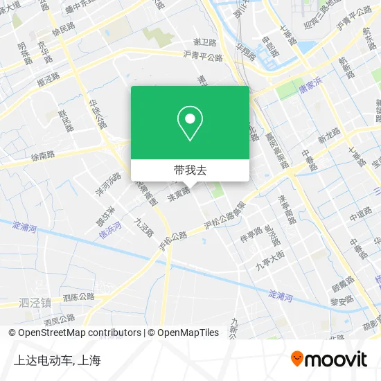 上达电动车地图