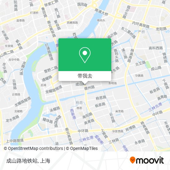 成山路地铁站地图