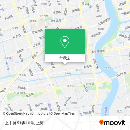 上中路51弄10号地图
