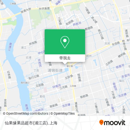 仙果缘果品超市(浦江店)地图
