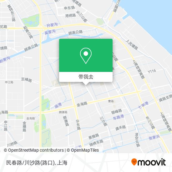 民春路/川沙路(路口)地图