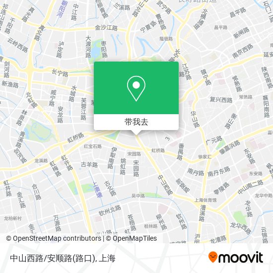 中山西路/安顺路(路口)地图