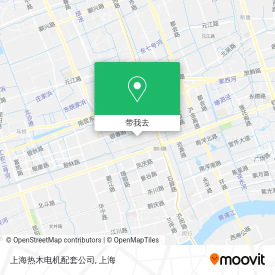 上海热木电机配套公司地图