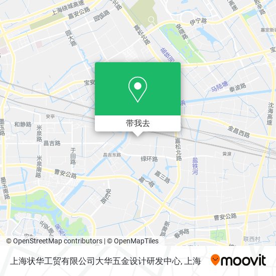 上海状华工贸有限公司大华五金设计研发中心地图