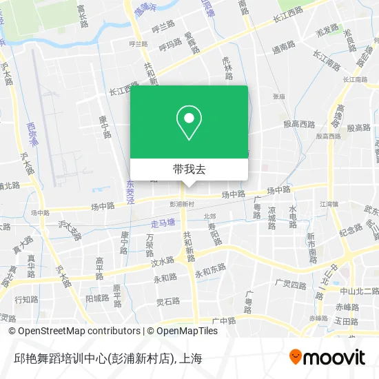 邱艳舞蹈培训中心(彭浦新村店)地图