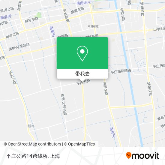 平庄公路14跨线桥地图