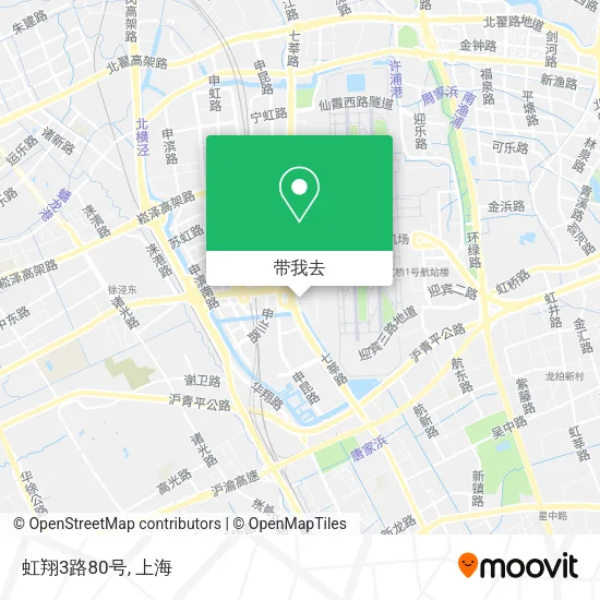 虹翔3路80号地图