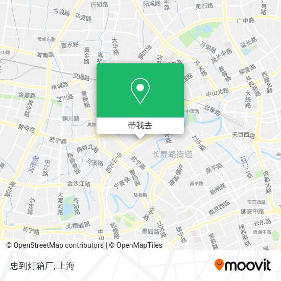 忠到灯箱厂地图