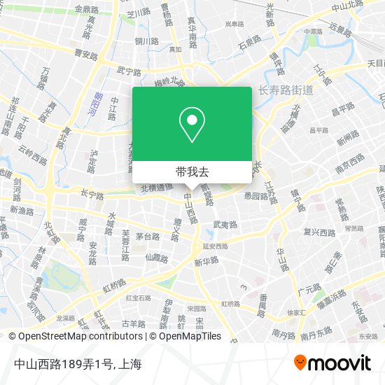 中山西路189弄1号地图