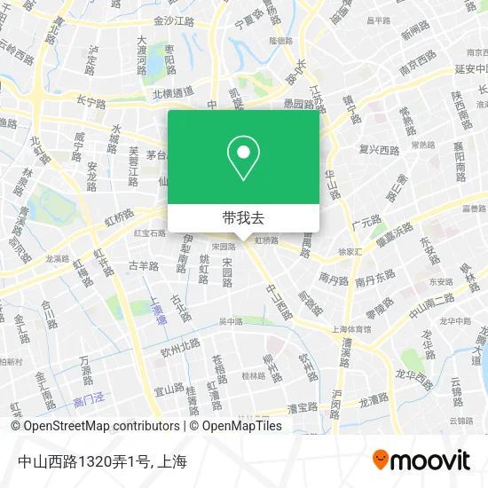 中山西路1320弄1号地图