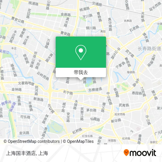上海国丰酒店地图