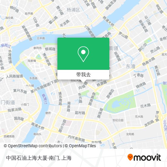 中国石油上海大厦-南门地图