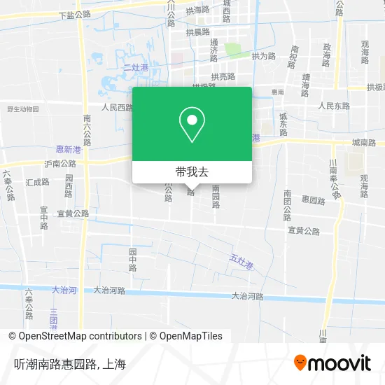 听潮南路惠园路地图