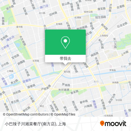 小巴辣子川湘菜餐厅(南方店)地图