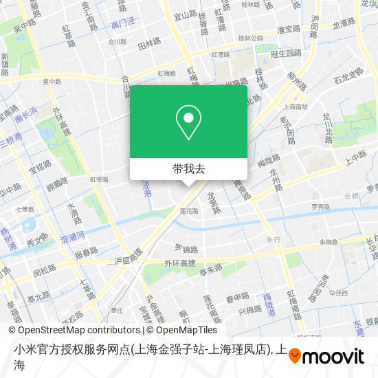 小米官方授权服务网点(上海金强子站-上海瑾凤店)地图