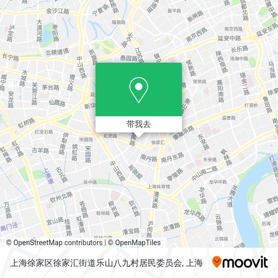 上海徐家区徐家汇街道乐山八九村居民委员会地图