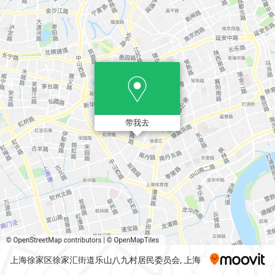 上海徐家区徐家汇街道乐山八九村居民委员会地图