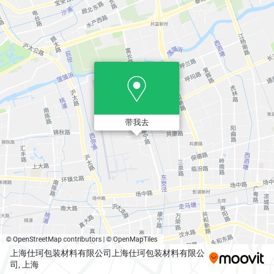 上海仕珂包装材料有限公司上海仕珂包装材料有限公司地图