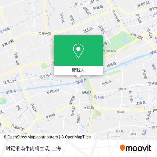 时记淮南牛肉粉丝汤地图