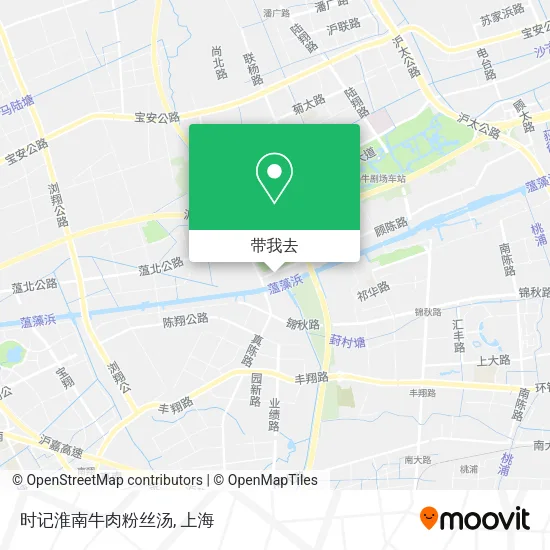 时记淮南牛肉粉丝汤地图