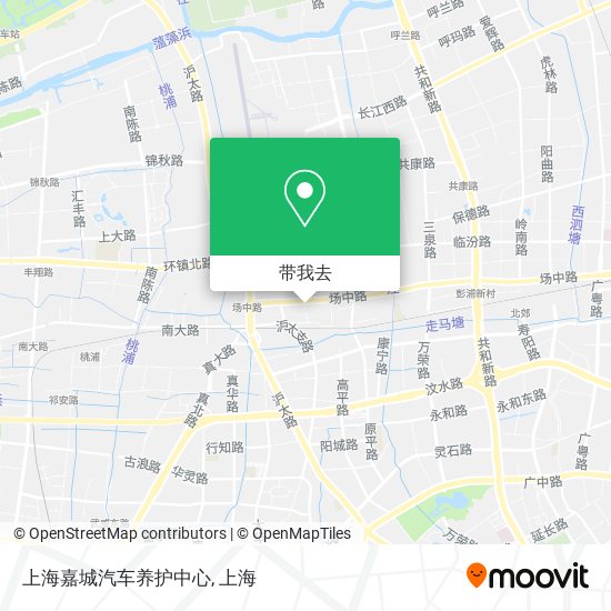 上海嘉城汽车养护中心地图