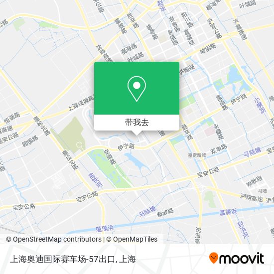 上海奥迪国际赛车场-57出口地图