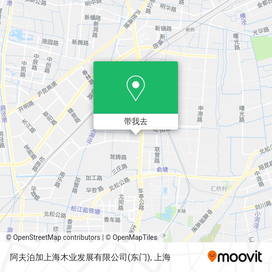 阿夫泊加上海木业发展有限公司(东门)地图