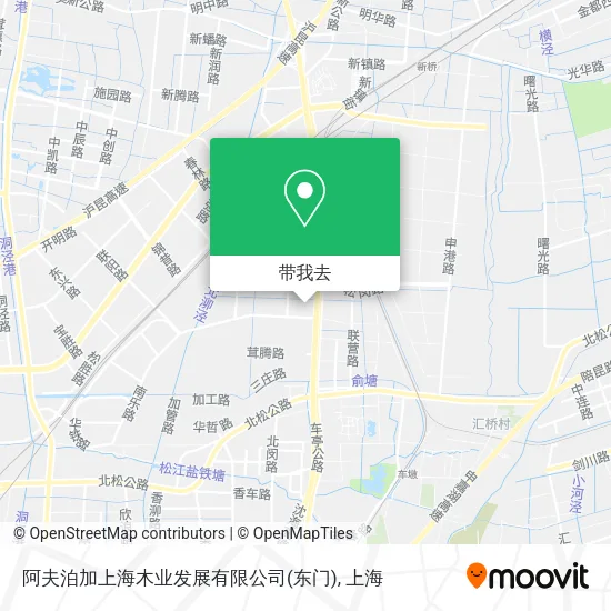 阿夫泊加上海木业发展有限公司(东门)地图