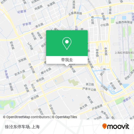 徐泾东停车场地图