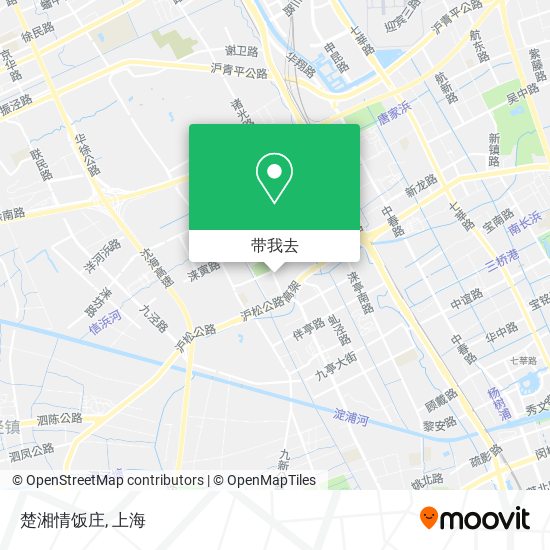 楚湘情饭庄地图