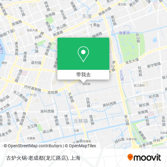 古炉火锅-老成都(龙汇路店)地图