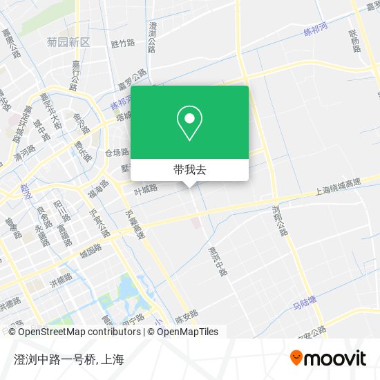 澄浏中路一号桥地图