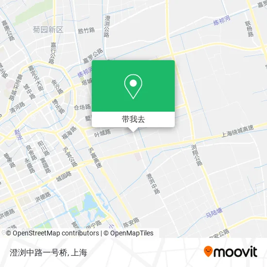 澄浏中路一号桥地图