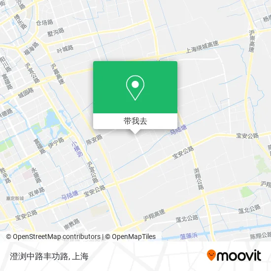 澄浏中路丰功路地图