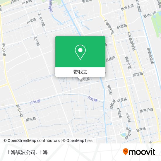 上海镇波公司地图