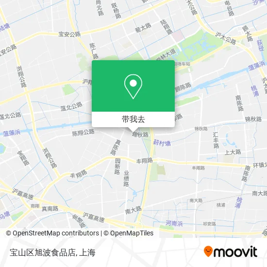 宝山区旭波食品店地图