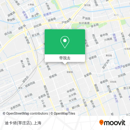迪卡侬(莘庄店)地图