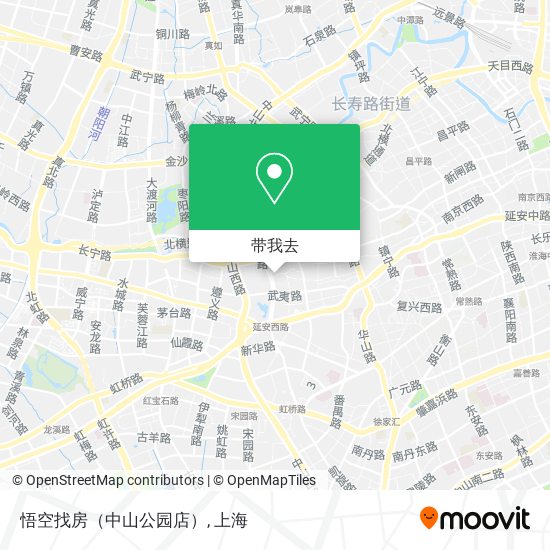 悟空找房（中山公园店）地图