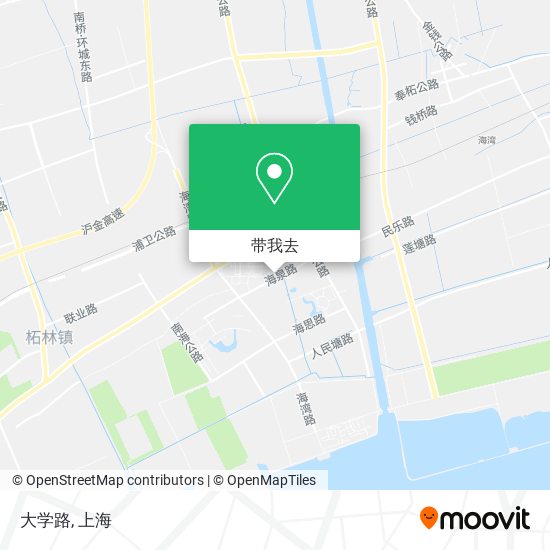 大学路地图