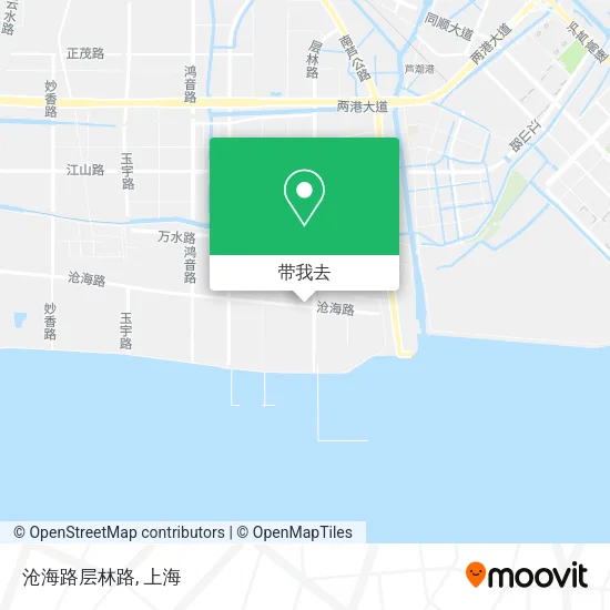沧海路层林路地图