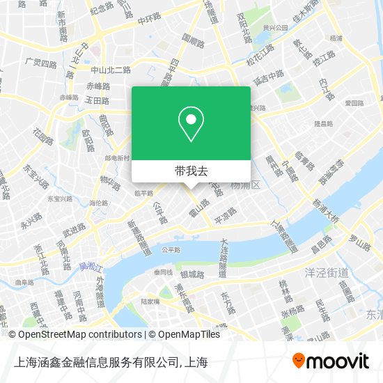 上海涵鑫金融信息服务有限公司地图