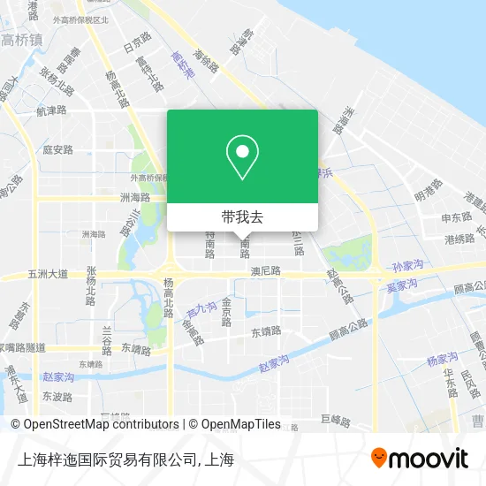 上海梓迤国际贸易有限公司地图