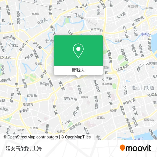延安高架路地图