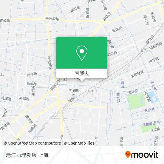 老江西理发店地图